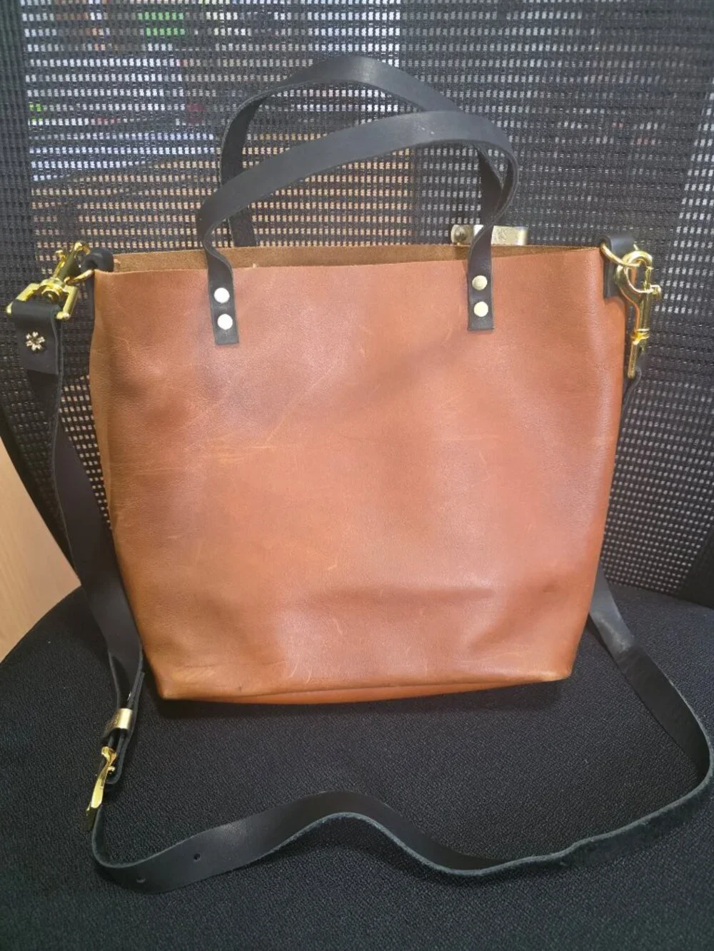 Home State Made Leather small tote - Picture 2 of 6